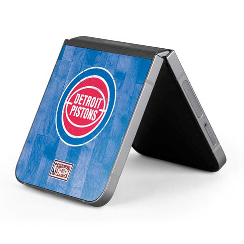 NBA Detroit Pistons Hardwood Classics Galaxy Z Flip6 Skin
